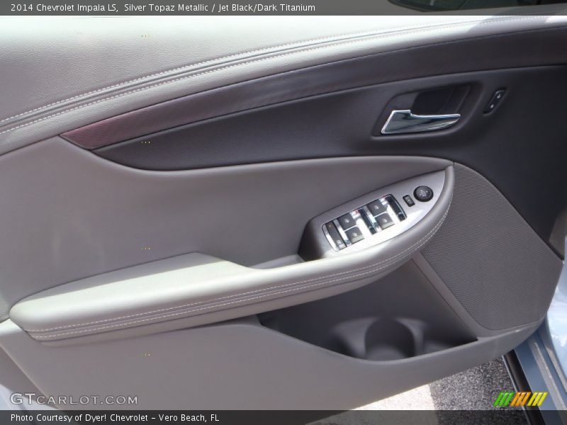Silver Topaz Metallic / Jet Black/Dark Titanium 2014 Chevrolet Impala LS