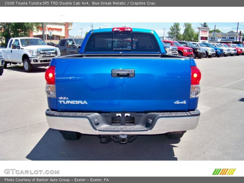 Blue Streak Metallic / Graphite Gray 2008 Toyota Tundra SR5 TRD Double Cab 4x4