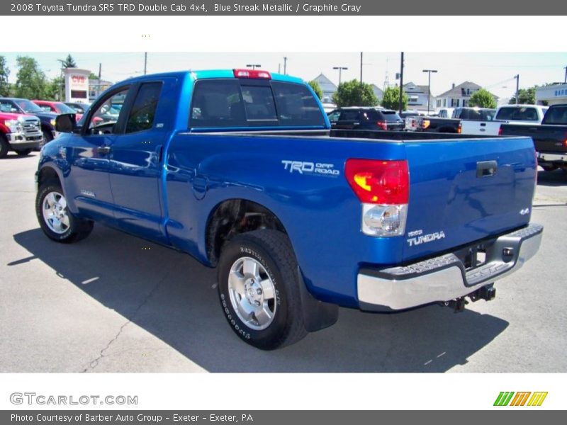 Blue Streak Metallic / Graphite Gray 2008 Toyota Tundra SR5 TRD Double Cab 4x4