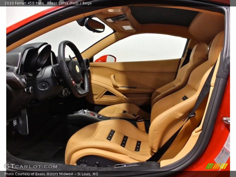  2010 458 Italia Beige Interior