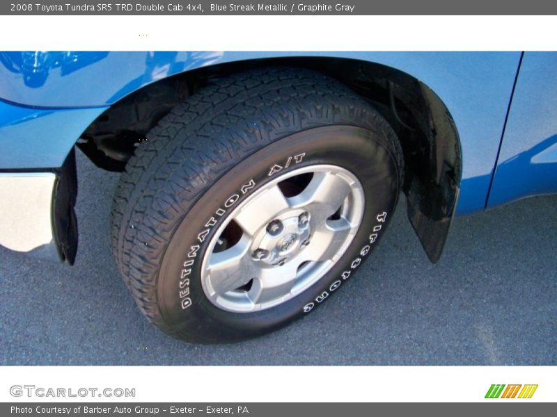 Blue Streak Metallic / Graphite Gray 2008 Toyota Tundra SR5 TRD Double Cab 4x4