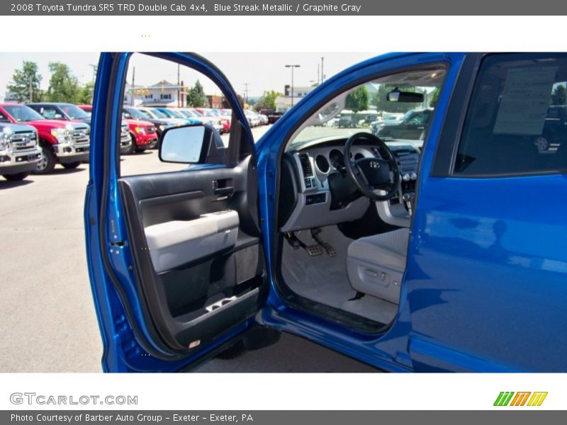 Blue Streak Metallic / Graphite Gray 2008 Toyota Tundra SR5 TRD Double Cab 4x4