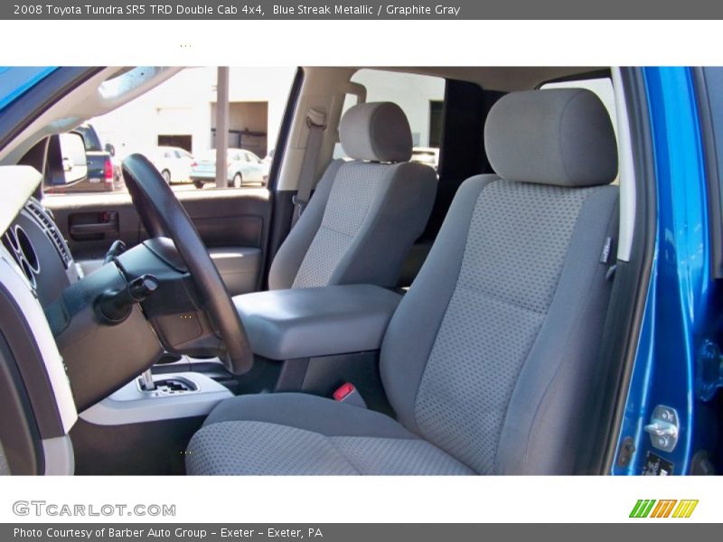 Blue Streak Metallic / Graphite Gray 2008 Toyota Tundra SR5 TRD Double Cab 4x4