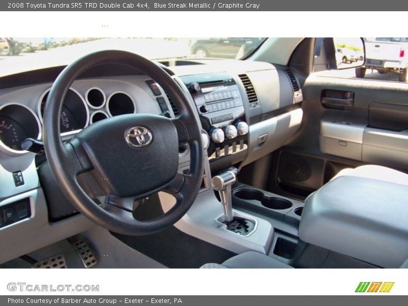 Blue Streak Metallic / Graphite Gray 2008 Toyota Tundra SR5 TRD Double Cab 4x4