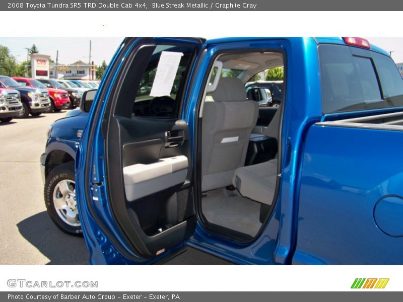 Blue Streak Metallic / Graphite Gray 2008 Toyota Tundra SR5 TRD Double Cab 4x4