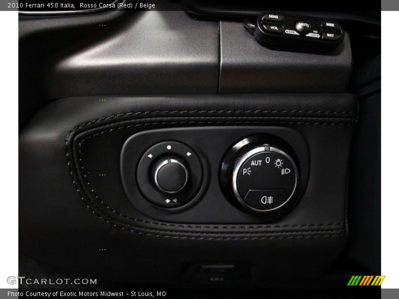 Controls of 2010 458 Italia