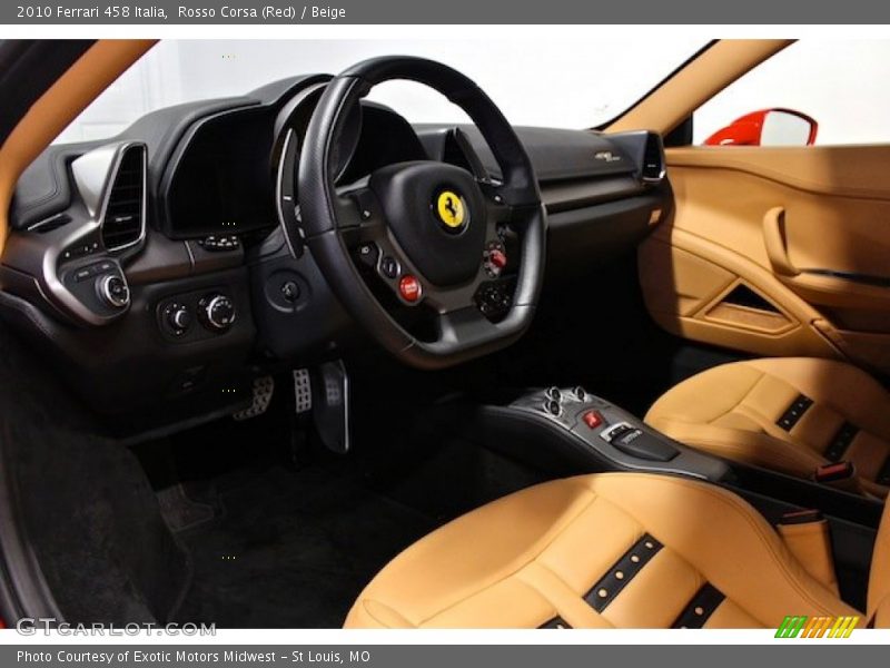 Beige Interior - 2010 458 Italia 