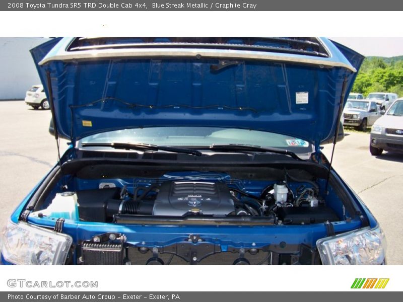 Blue Streak Metallic / Graphite Gray 2008 Toyota Tundra SR5 TRD Double Cab 4x4