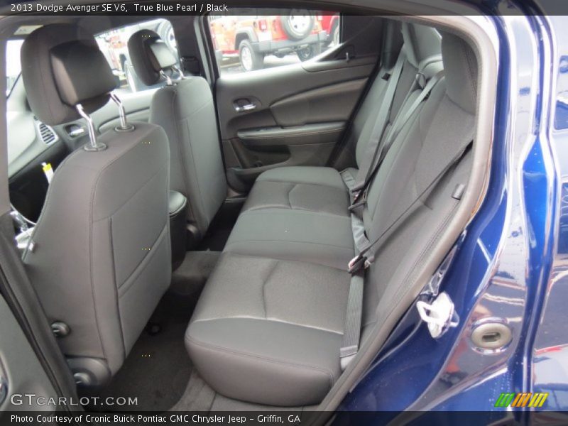 True Blue Pearl / Black 2013 Dodge Avenger SE V6