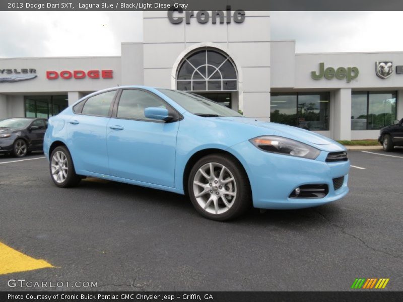 Laguna Blue / Black/Light Diesel Gray 2013 Dodge Dart SXT