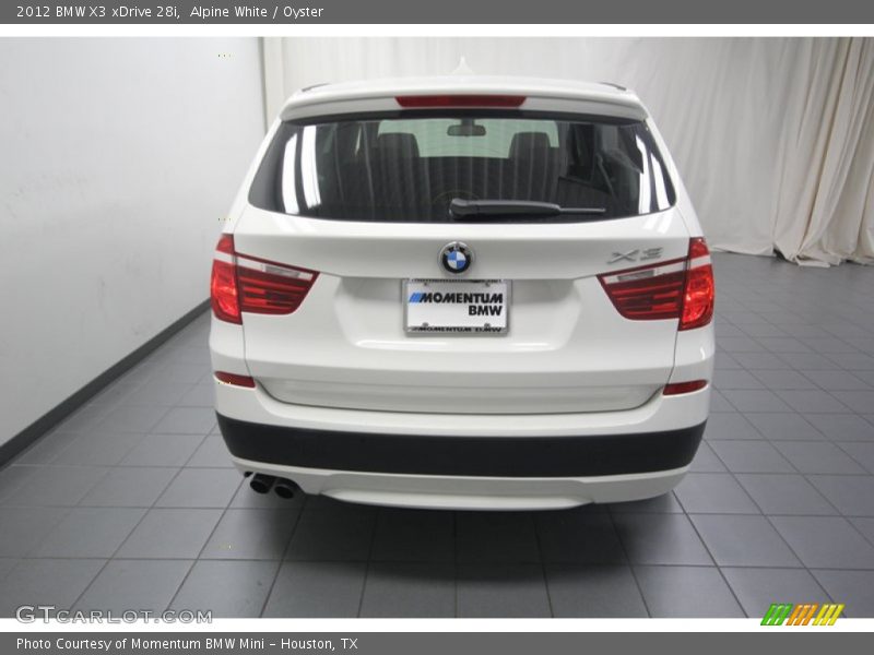 Alpine White / Oyster 2012 BMW X3 xDrive 28i