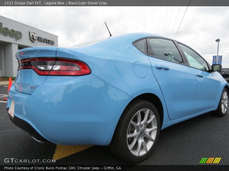 Laguna Blue / Black/Light Diesel Gray 2013 Dodge Dart SXT