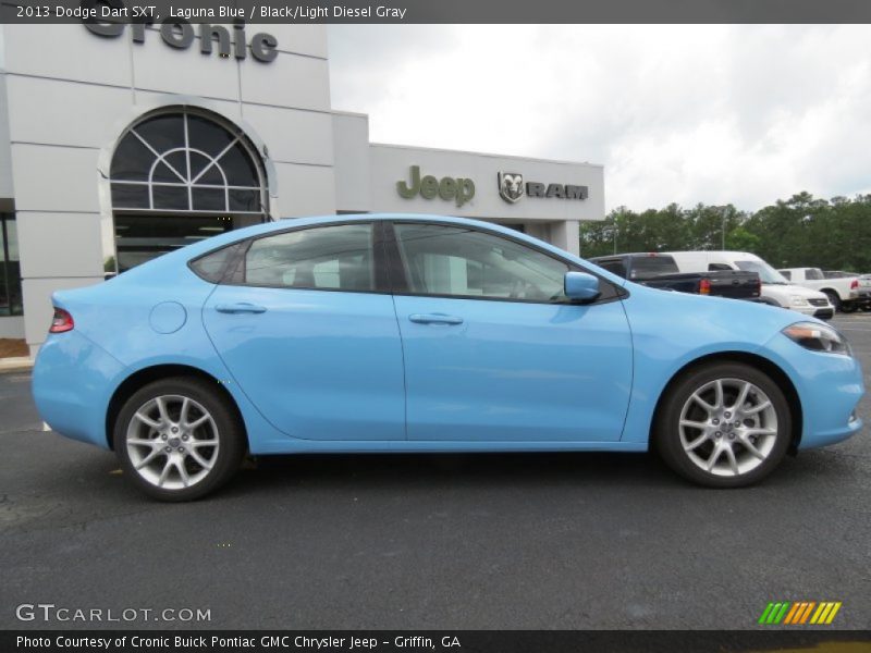 Laguna Blue / Black/Light Diesel Gray 2013 Dodge Dart SXT