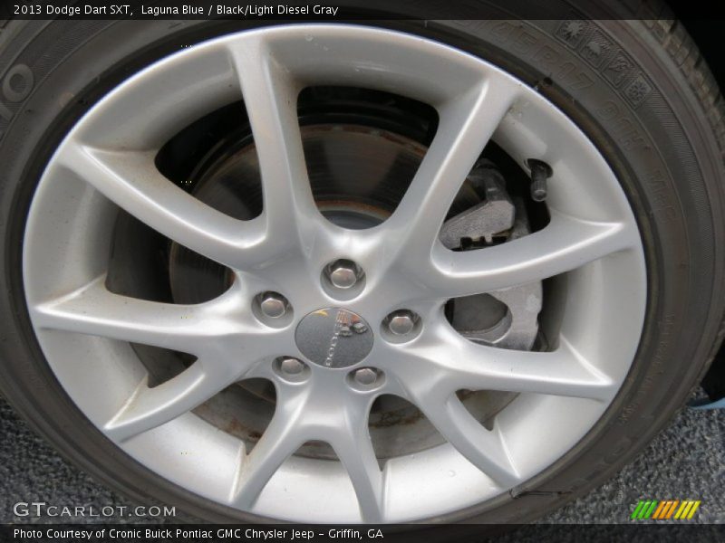 Laguna Blue / Black/Light Diesel Gray 2013 Dodge Dart SXT