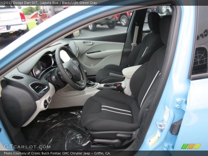 Laguna Blue / Black/Light Diesel Gray 2013 Dodge Dart SXT