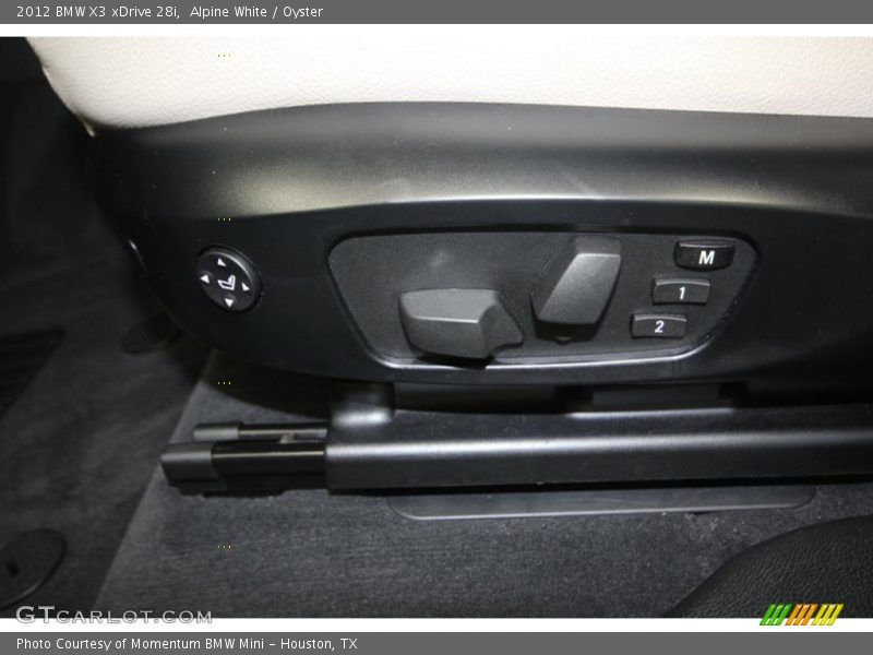 Alpine White / Oyster 2012 BMW X3 xDrive 28i