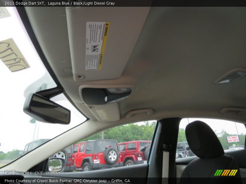 Laguna Blue / Black/Light Diesel Gray 2013 Dodge Dart SXT