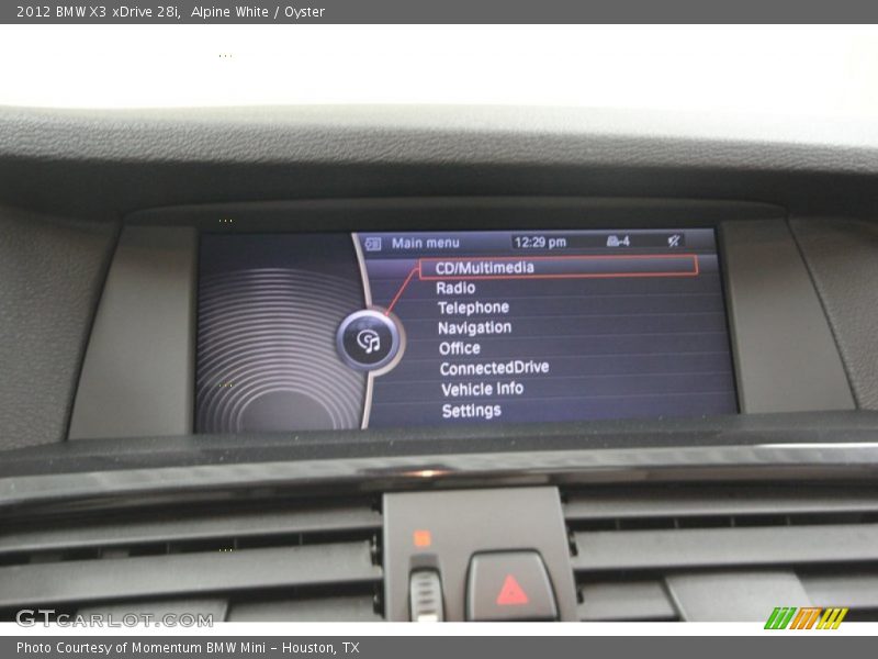 Alpine White / Oyster 2012 BMW X3 xDrive 28i