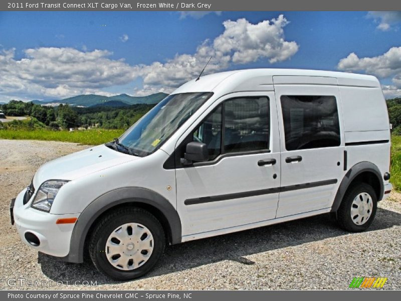 Frozen White / Dark Grey 2011 Ford Transit Connect XLT Cargo Van