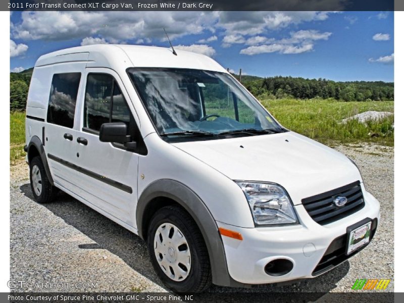 Frozen White / Dark Grey 2011 Ford Transit Connect XLT Cargo Van