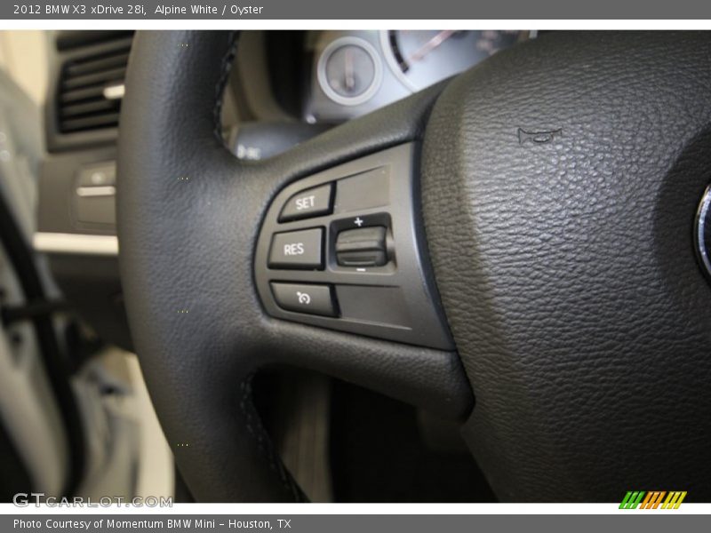 Alpine White / Oyster 2012 BMW X3 xDrive 28i