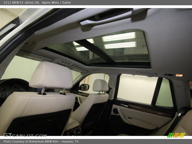 Alpine White / Oyster 2012 BMW X3 xDrive 28i