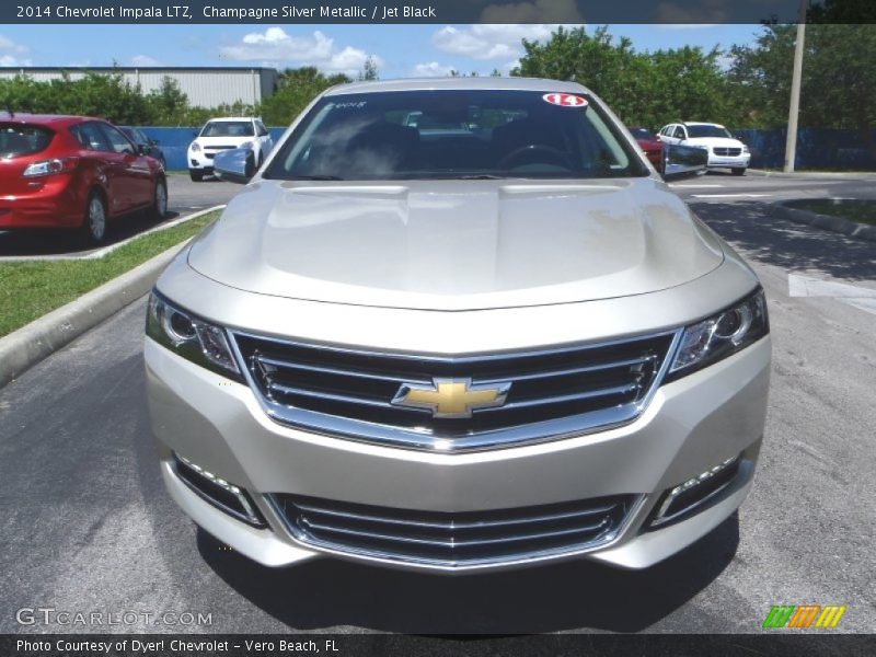 Champagne Silver Metallic / Jet Black 2014 Chevrolet Impala LTZ