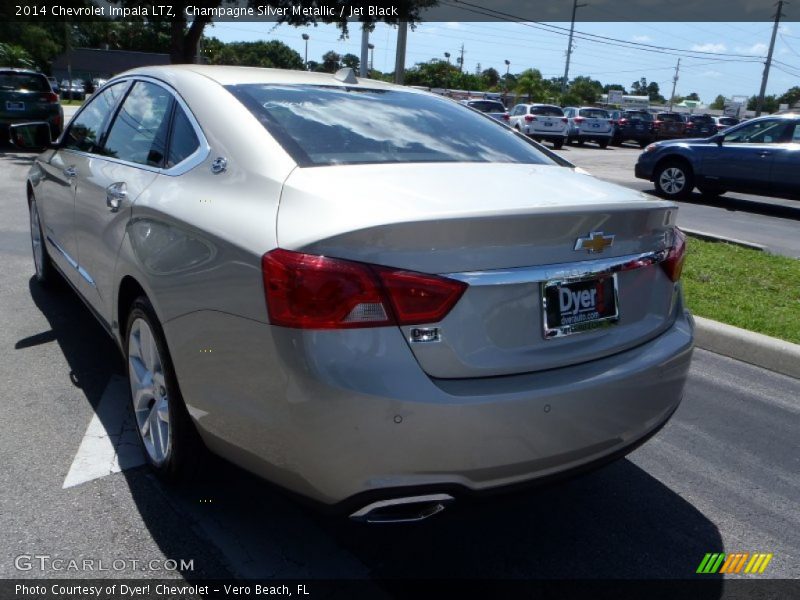 Champagne Silver Metallic / Jet Black 2014 Chevrolet Impala LTZ