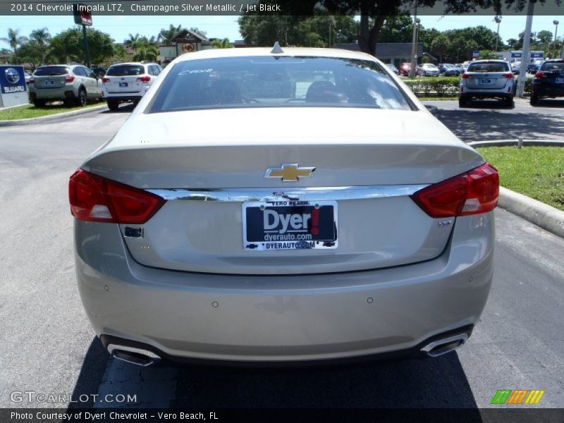 Champagne Silver Metallic / Jet Black 2014 Chevrolet Impala LTZ