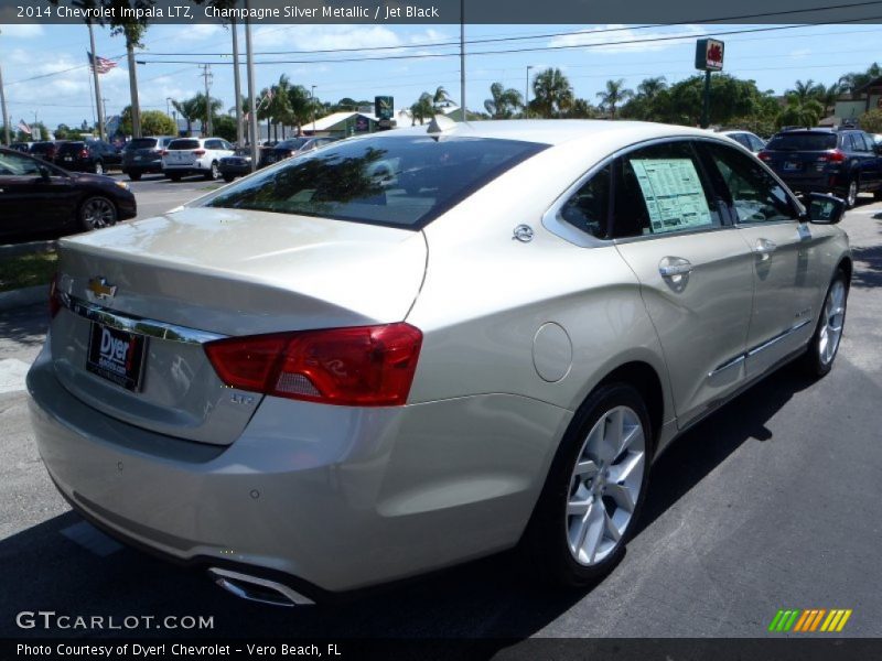 Champagne Silver Metallic / Jet Black 2014 Chevrolet Impala LTZ