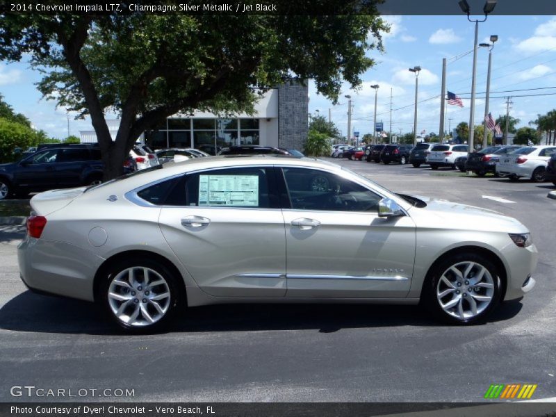 Champagne Silver Metallic / Jet Black 2014 Chevrolet Impala LTZ
