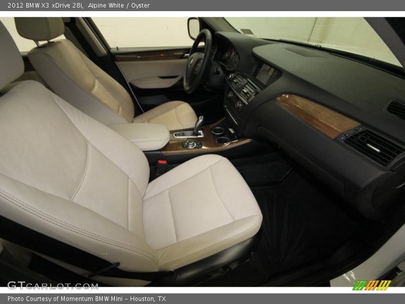 Alpine White / Oyster 2012 BMW X3 xDrive 28i
