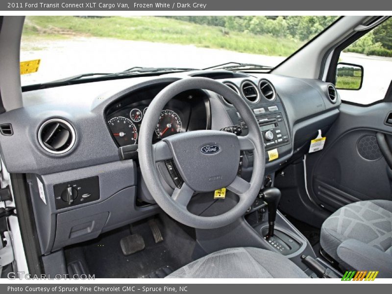 Dark Grey Interior - 2011 Transit Connect XLT Cargo Van 
