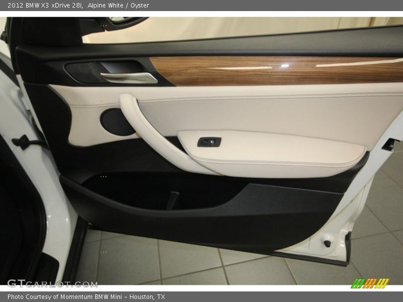 Alpine White / Oyster 2012 BMW X3 xDrive 28i