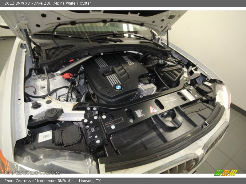 Alpine White / Oyster 2012 BMW X3 xDrive 28i
