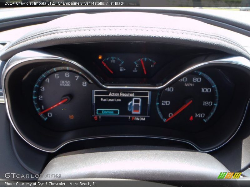 Champagne Silver Metallic / Jet Black 2014 Chevrolet Impala LTZ