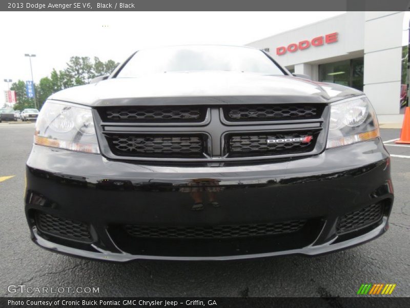 Black / Black 2013 Dodge Avenger SE V6