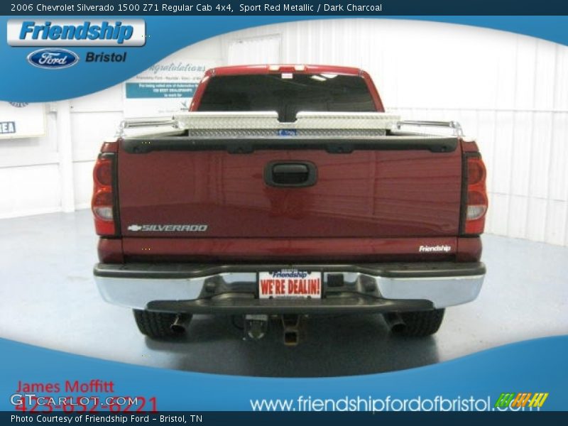 Sport Red Metallic / Dark Charcoal 2006 Chevrolet Silverado 1500 Z71 Regular Cab 4x4