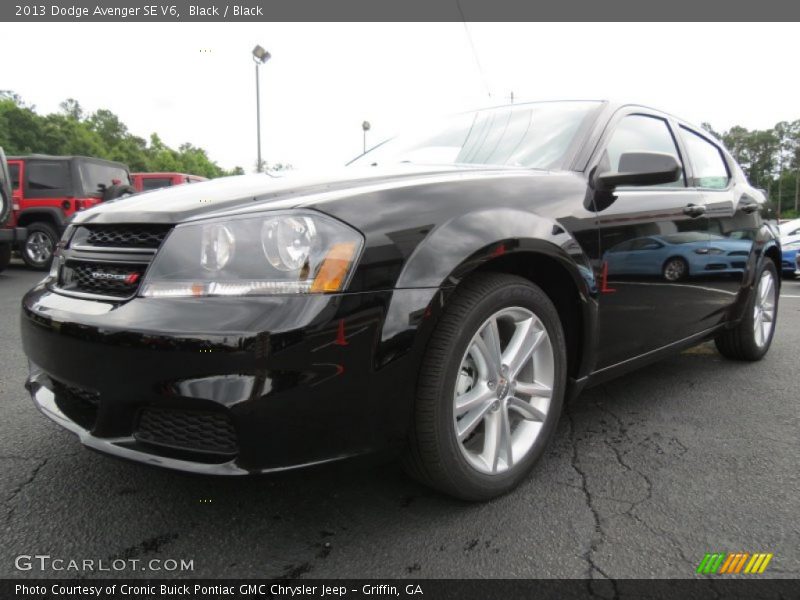Black / Black 2013 Dodge Avenger SE V6
