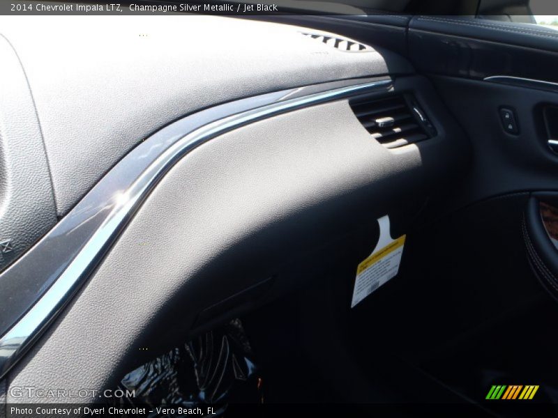 Champagne Silver Metallic / Jet Black 2014 Chevrolet Impala LTZ