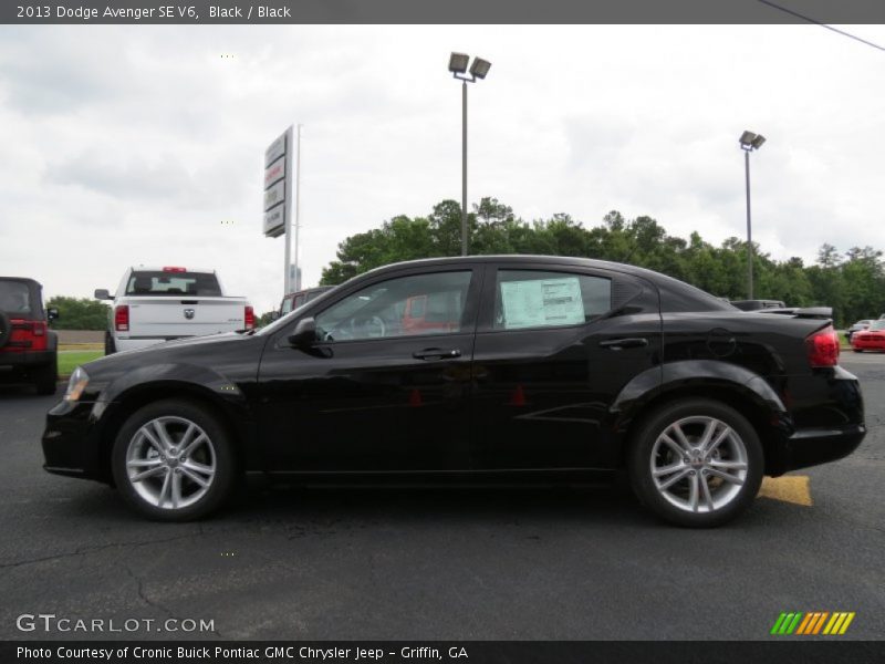 Black / Black 2013 Dodge Avenger SE V6
