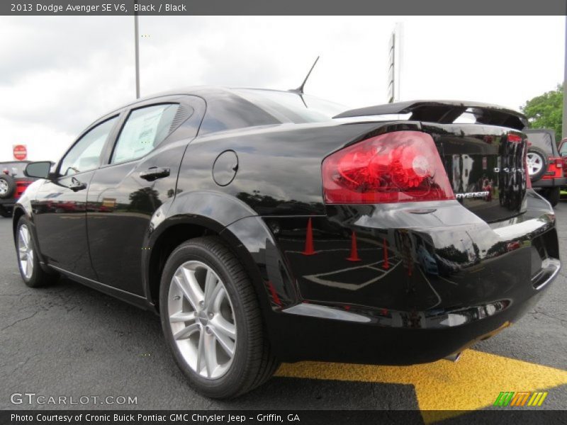 Black / Black 2013 Dodge Avenger SE V6