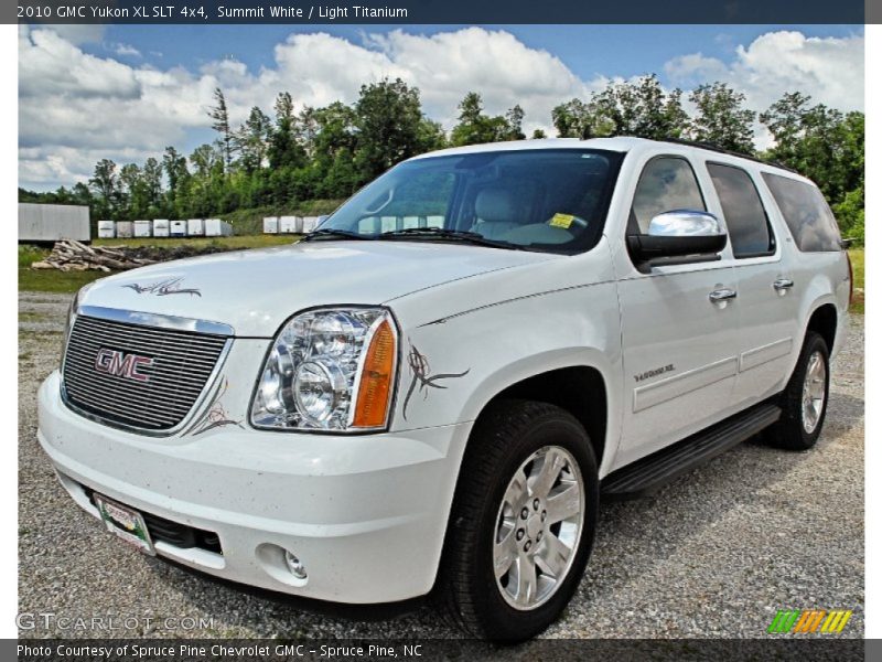 Summit White / Light Titanium 2010 GMC Yukon XL SLT 4x4