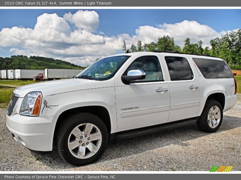 Summit White / Light Titanium 2010 GMC Yukon XL SLT 4x4