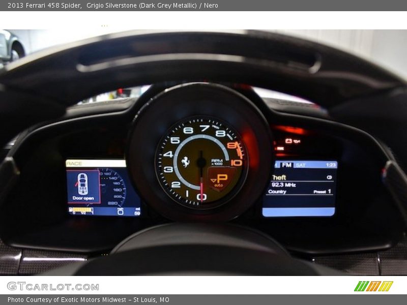  2013 458 Spider Spider Gauges