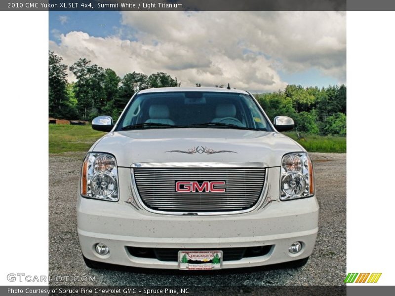 Summit White / Light Titanium 2010 GMC Yukon XL SLT 4x4