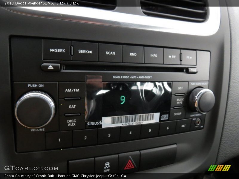 Black / Black 2013 Dodge Avenger SE V6