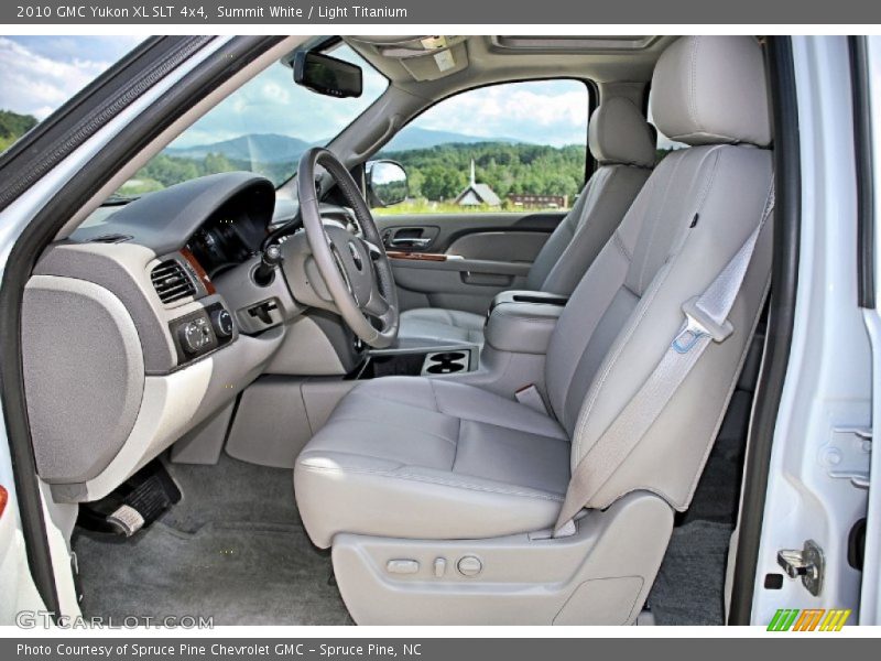  2010 Yukon XL SLT 4x4 Light Titanium Interior