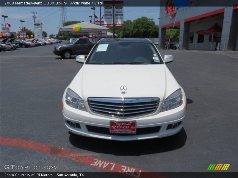 Arctic White / Black 2008 Mercedes-Benz C 300 Luxury
