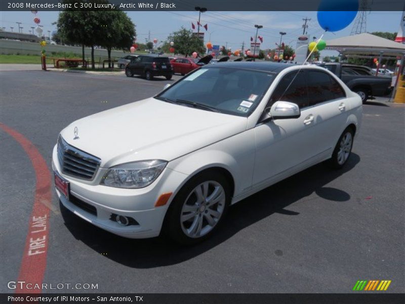 Arctic White / Black 2008 Mercedes-Benz C 300 Luxury